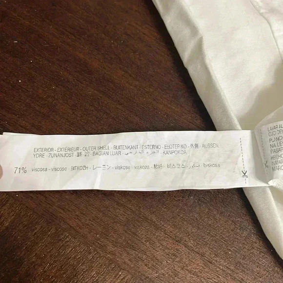 Zara white Ruched front crop top - Picture 8 of 9